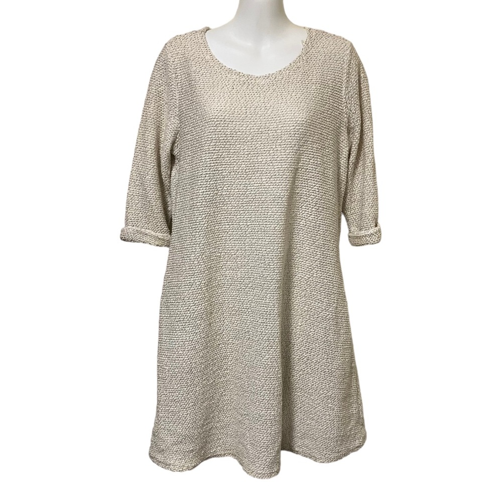 Robert Lewis Button Back Knit Sweater Dress